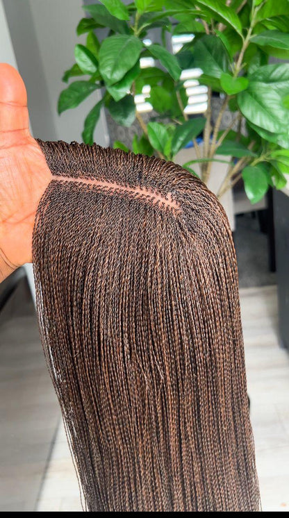 30inch Lightweight Nano Braids Senegalese Twist Wig