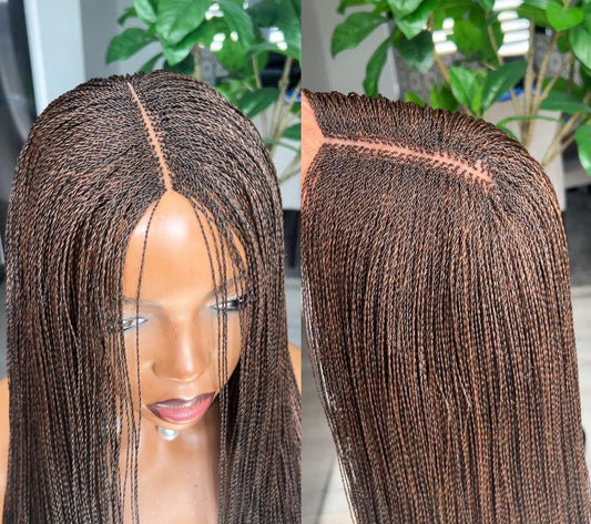 30inch Lightweight Nano Braids Senegalese Twist Wig