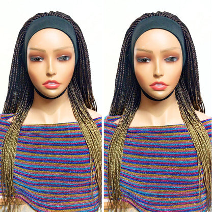 Braided headband wig for black women