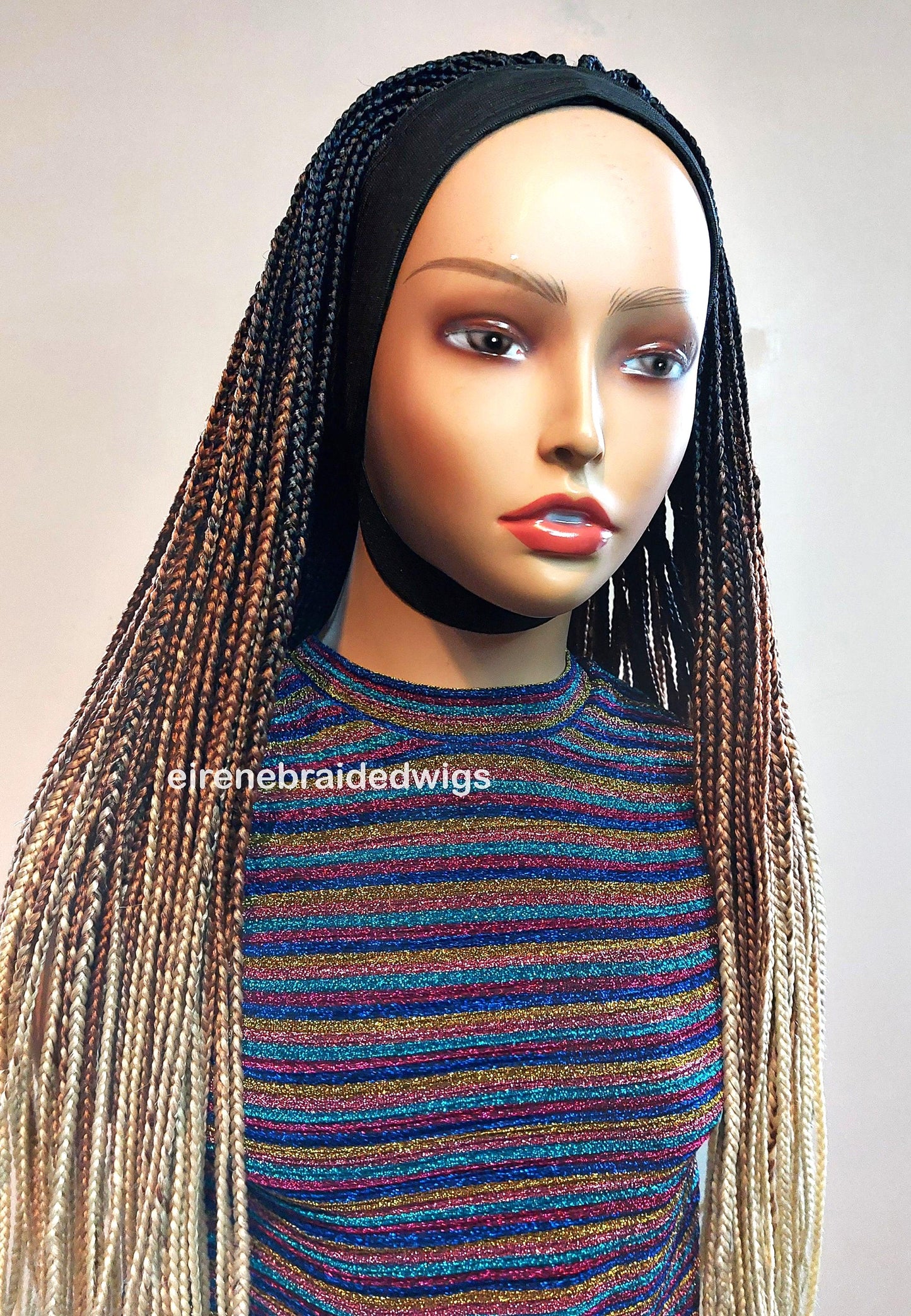 Braided Wigs for Black Women Braided Headband Wig – Alopecia Hair Loss Solution – Glueless & Beginner Friendly – product image 2