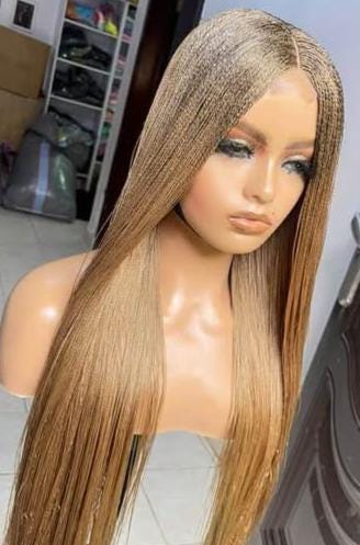Needle Size Micro twist wig, Nano Braids Senegalese Twist wig Million Braids