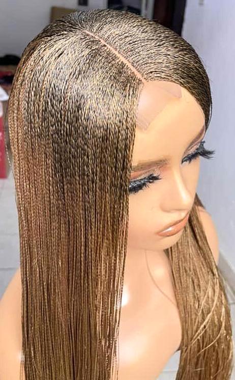 Needle Size Micro twist wig, Nano Braids Senegalese Twist wig Million Braids