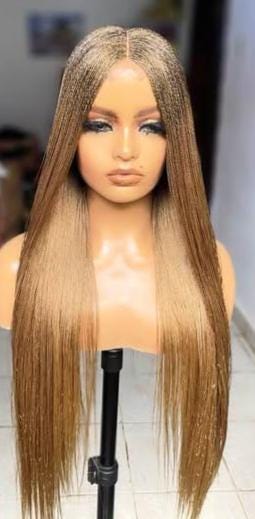 Needle Size Micro twist wig, Nano Braids Senegalese Twist wig Million Braids