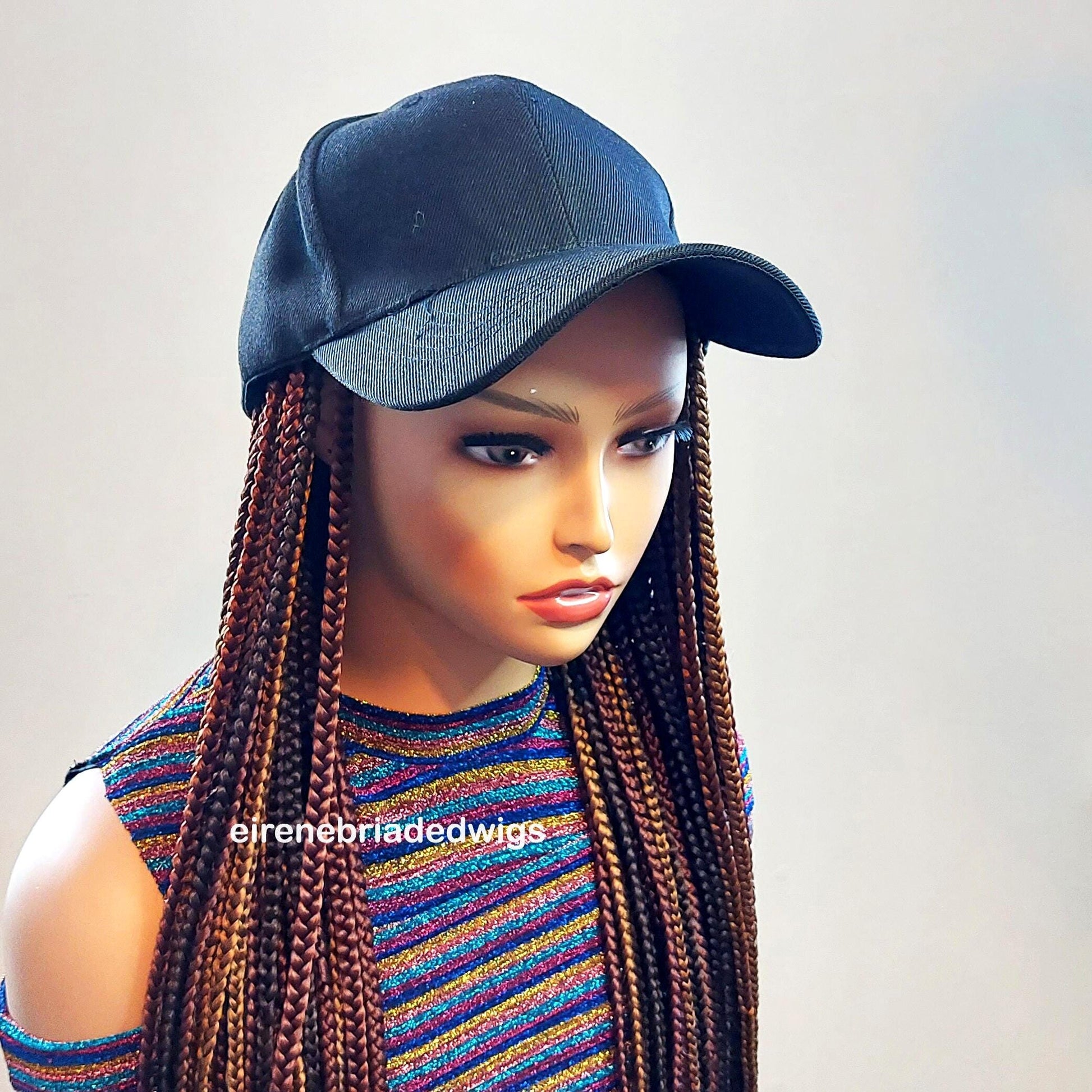 Ready to Ship braided hat wig for Black Women – Braid Band – Braid Hat Wig – Braid Cap – Braid Accessories – Quick Braids – hair – product image 2
