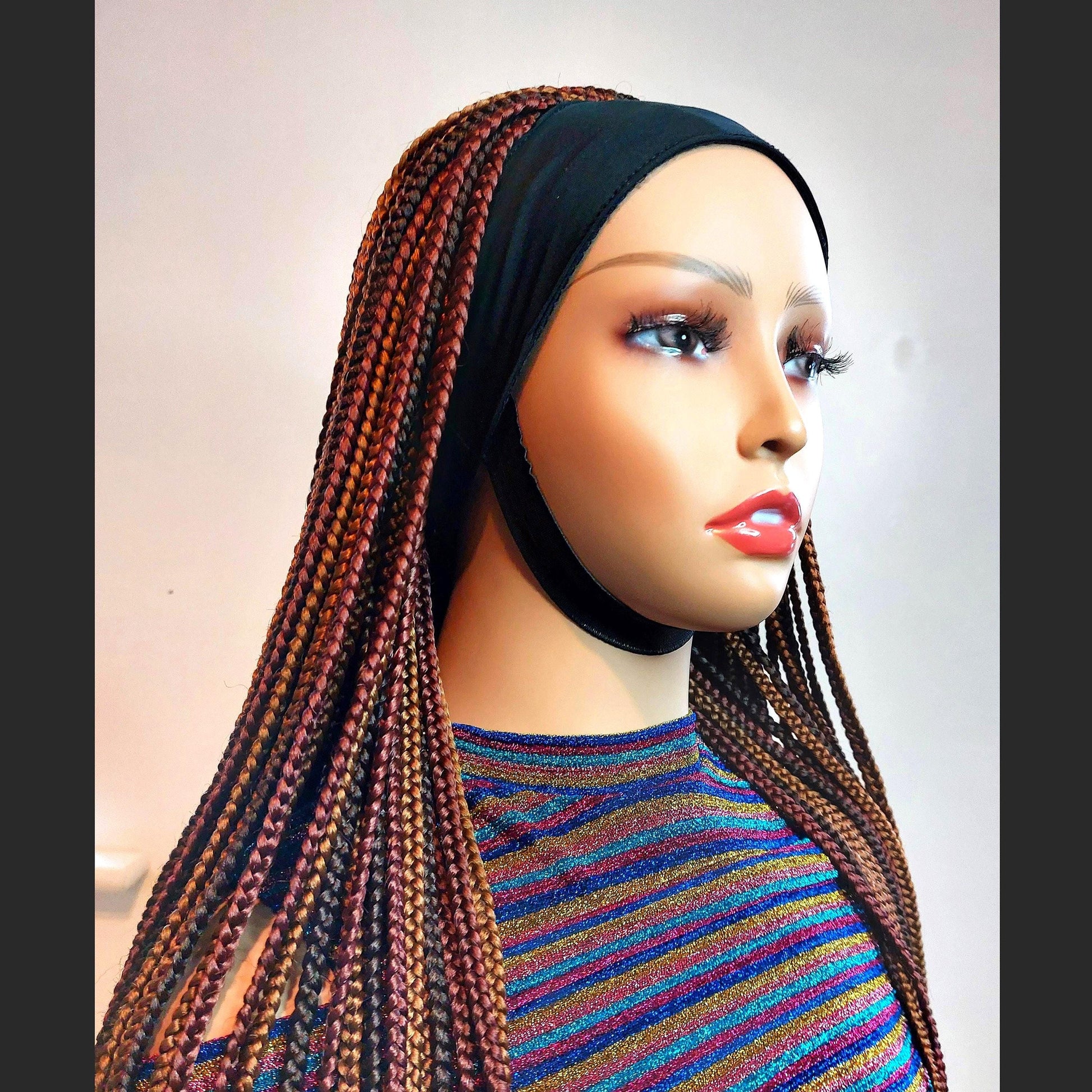 Braided Headband Wig for Black Women – Glueless Protective Style – product image 1