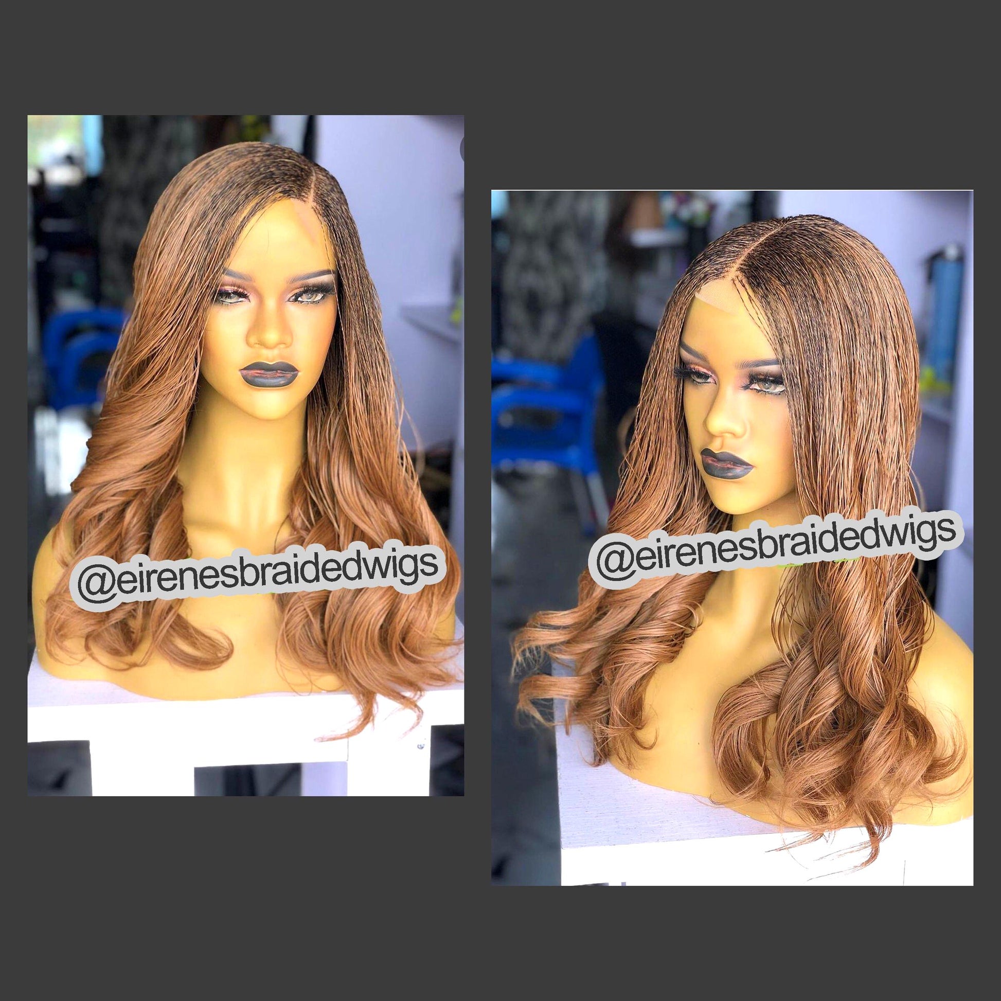 READY TO SHIP Nano Twist French Curls Micro Braided Wig – Black Women Spanish Curls Million Braids Silky Boho Goddess Passion – product image 1