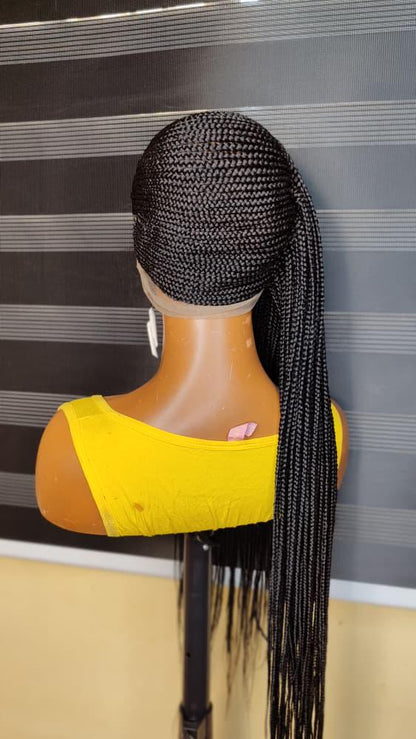 Braided Wigs for Black Women Lemonade Cornrow Braided Wig – 30" Full Lace – Baby Hair – product image 9