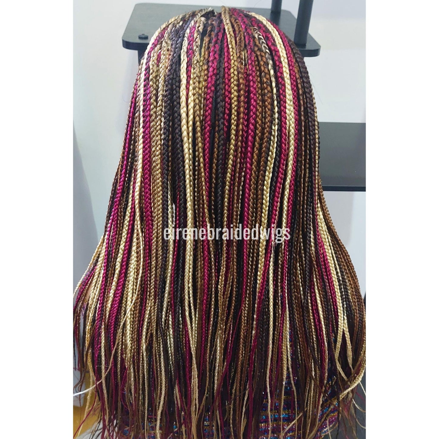 Braided Wigs for Black Women Knotless Box Braid Wig – Full Lace Frontal – Handmade Twist Braid – product image 4