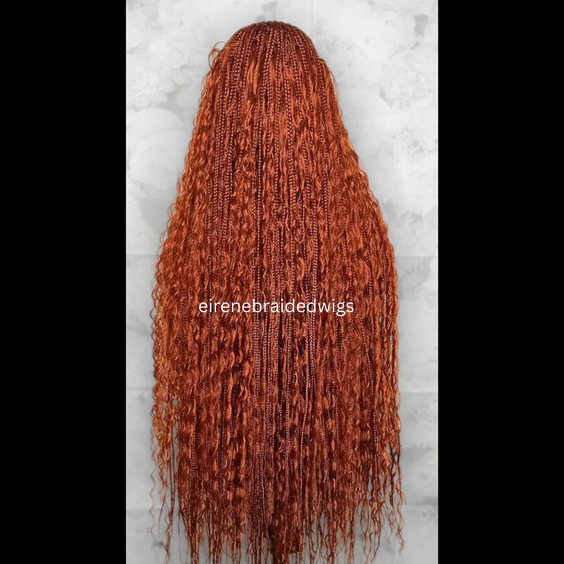 Braided Wigs for Black Women Knotless Boho Goddess Loc Lace Frontal Cornrow Wig French Spanis – product image 4