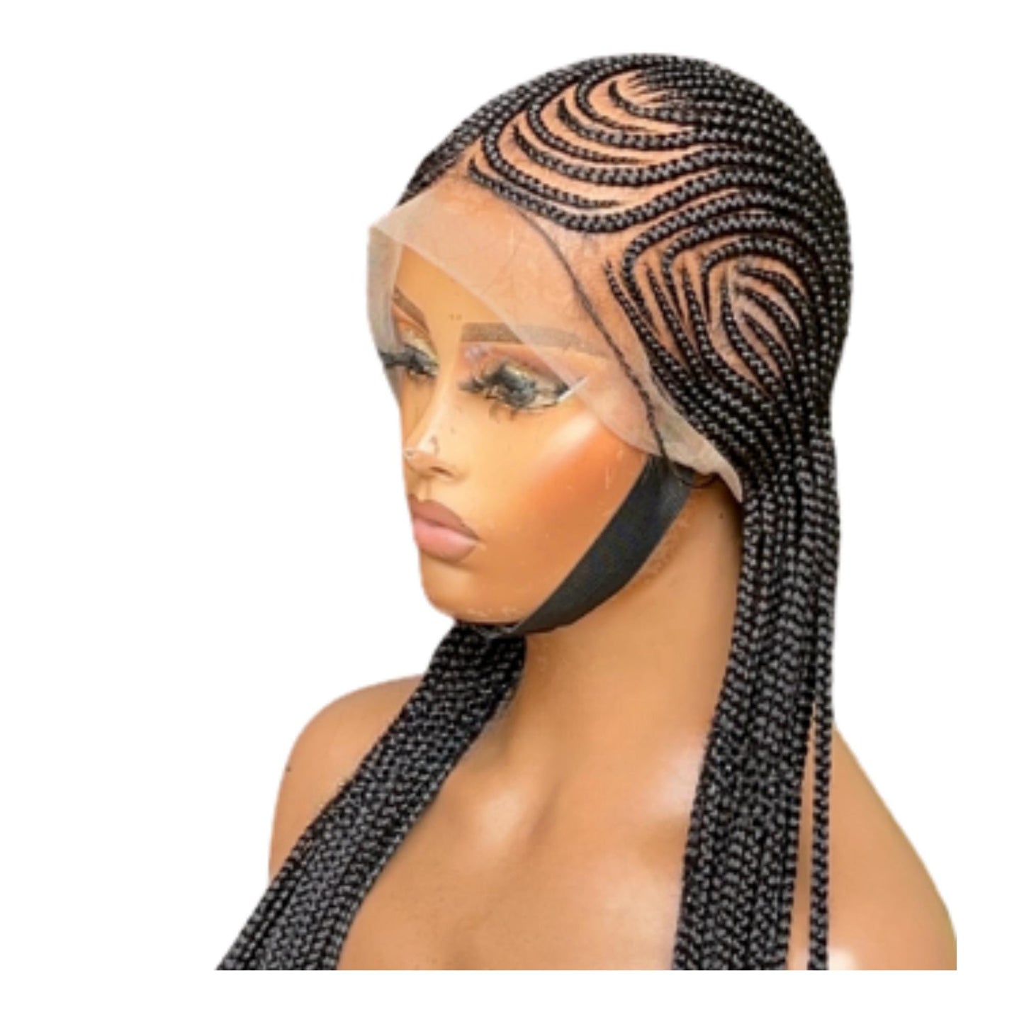 Braided Wigs for Black Women 30 Inch Lemonade Braided Wig – Full Lace – Baby Hair – product image 3