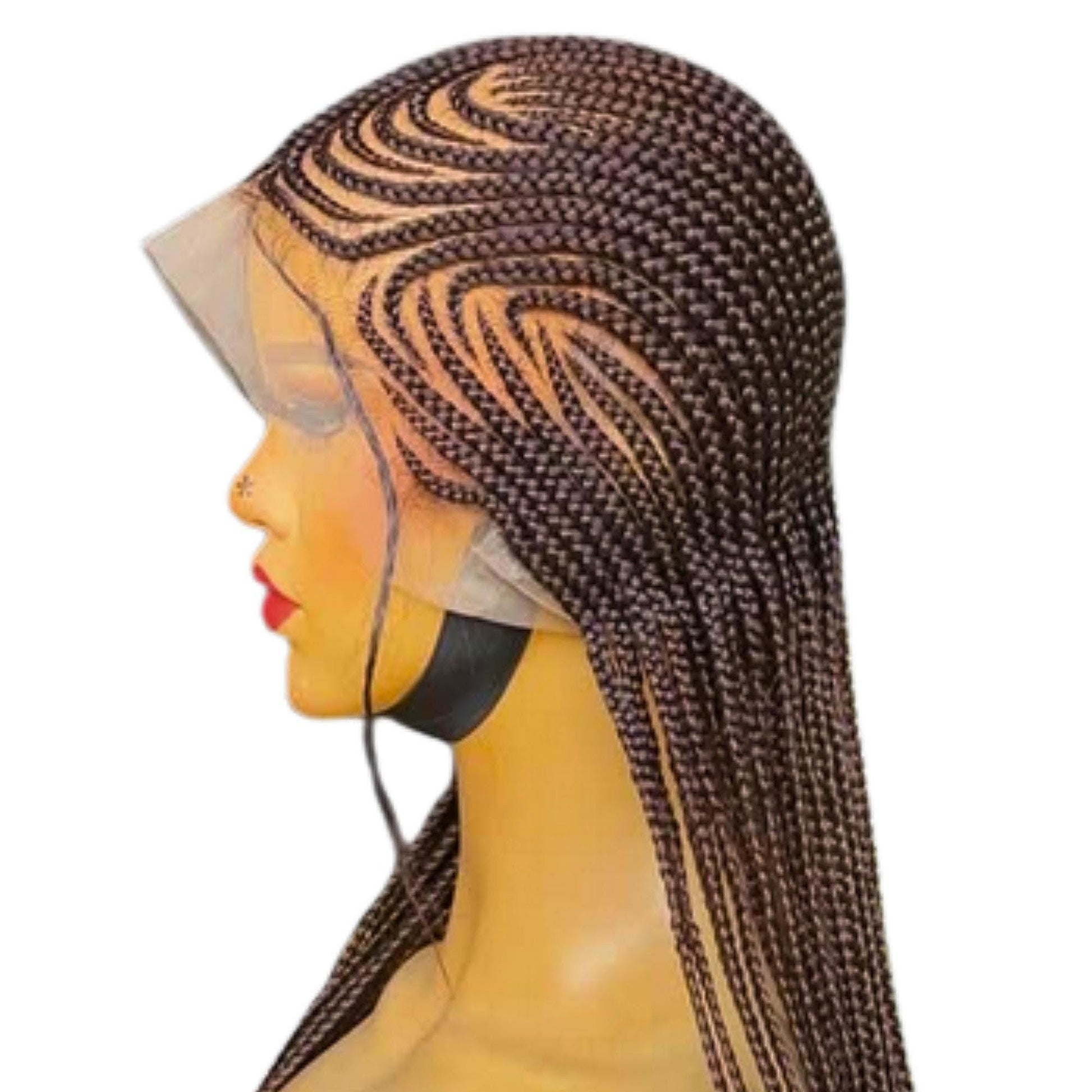 Braided Wigs for Black Women 30 Inch Lemonade Braided Wig – Full Lace – Baby Hair – product image 2