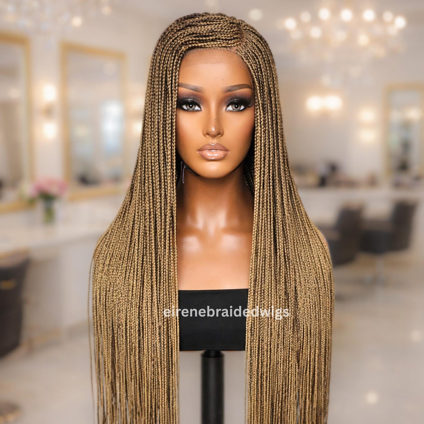 Braided Wigs for Black Women Braided Wig – C-Cut Lace Frontal Cornrow Weave – product image 9