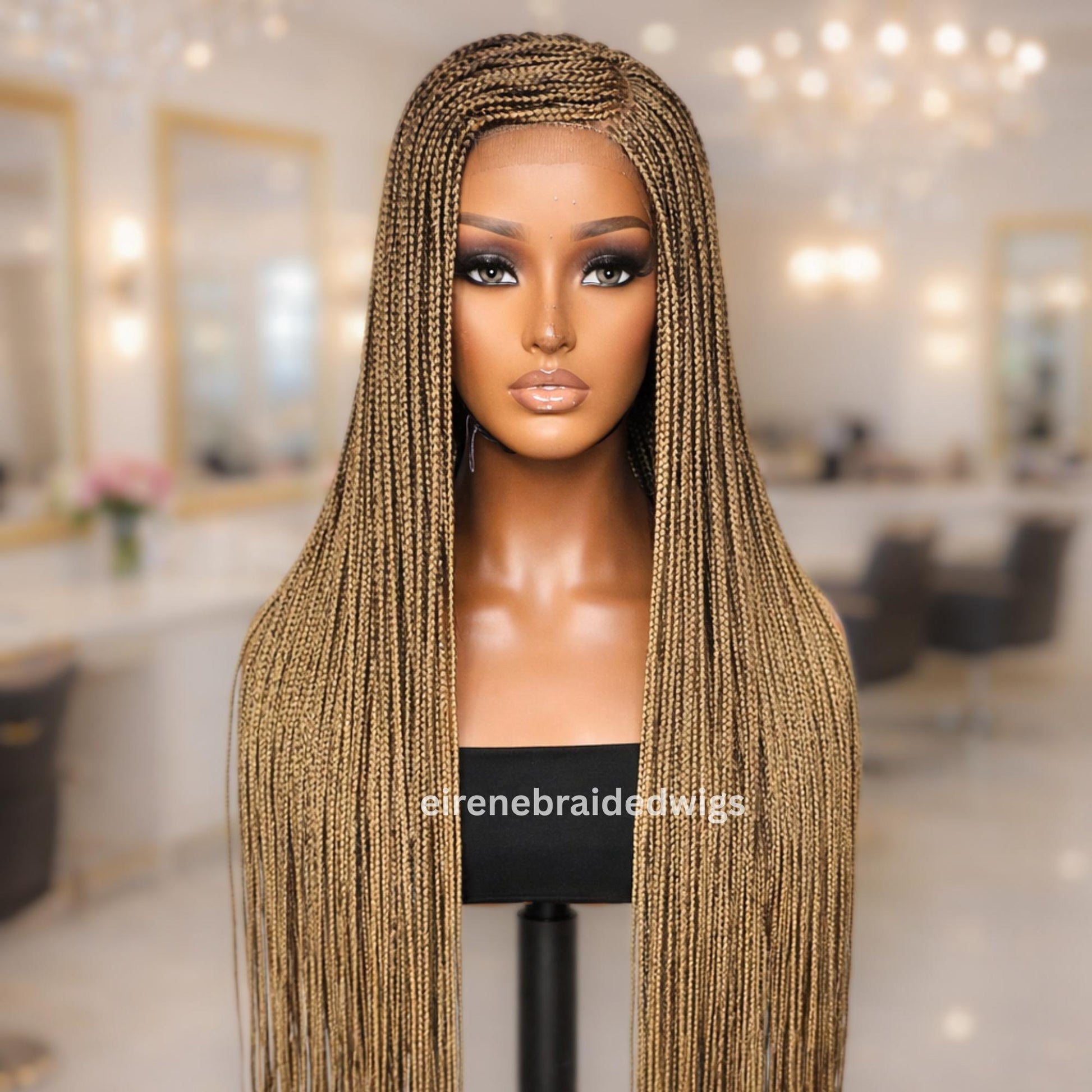 Braided Wigs for Black Women Braided Wig – C-Cut Lace Frontal Cornrow Weave – product image 9