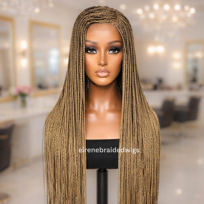 Braided Wigs for Black Women Braided Wig – C-Cut Lace Frontal Cornrow Weave – product image 9