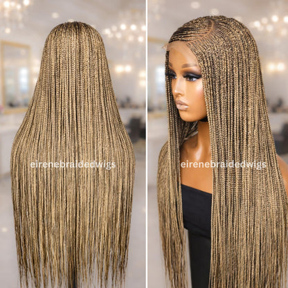 Braided Wigs for Black Women Braided Wig – C-Cut Lace Frontal Cornrow Weave – product image 1