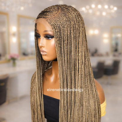 Braided Wigs for Black Women Braided Wig – C-Cut Lace Frontal Cornrow Weave – product image 2