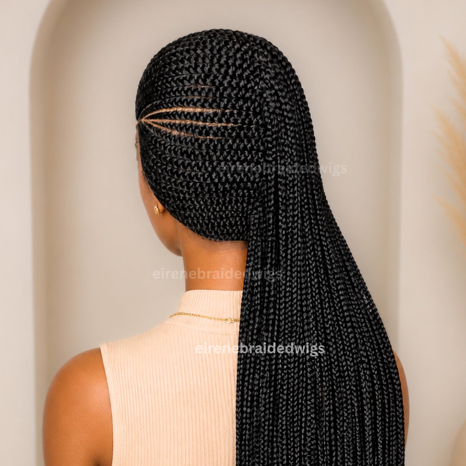 Braided Wigs for Black Women 30 Inch Lemonade Braided Wig – Full Lace – Baby Hair – product image 6