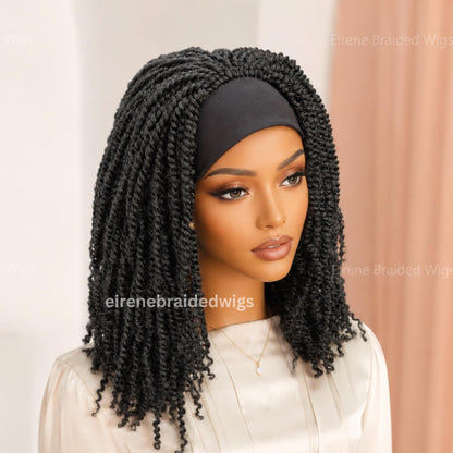 Braided Wigs for Black Women – Black Passion Sprint Twist Headband Wig – product image 2