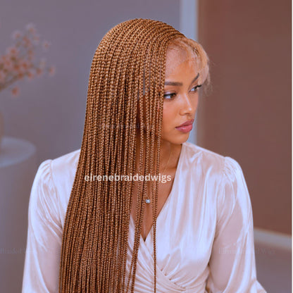 Braided Wigs for Black Women 30 Inch Lemonade Braided Wig – Full Lace – Baby Hair – product image 3