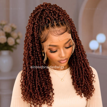 Braided Wigs for Black Women – 24" Distressed Locs Braid Wig – Full Lace – Boho Goddess Style – product image 2