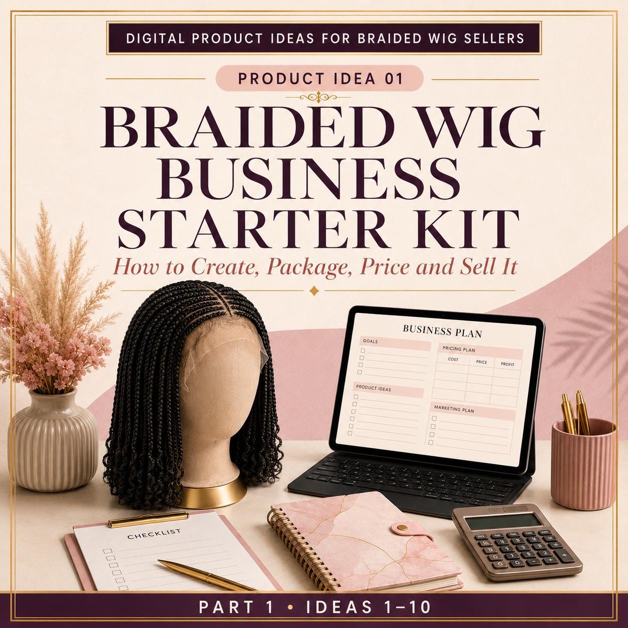 BRAIDED WIG DIGITAL 3 – product image 2