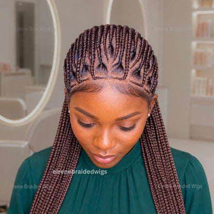 26 inch Cornrow Braid Wig for Black Women – product image 5