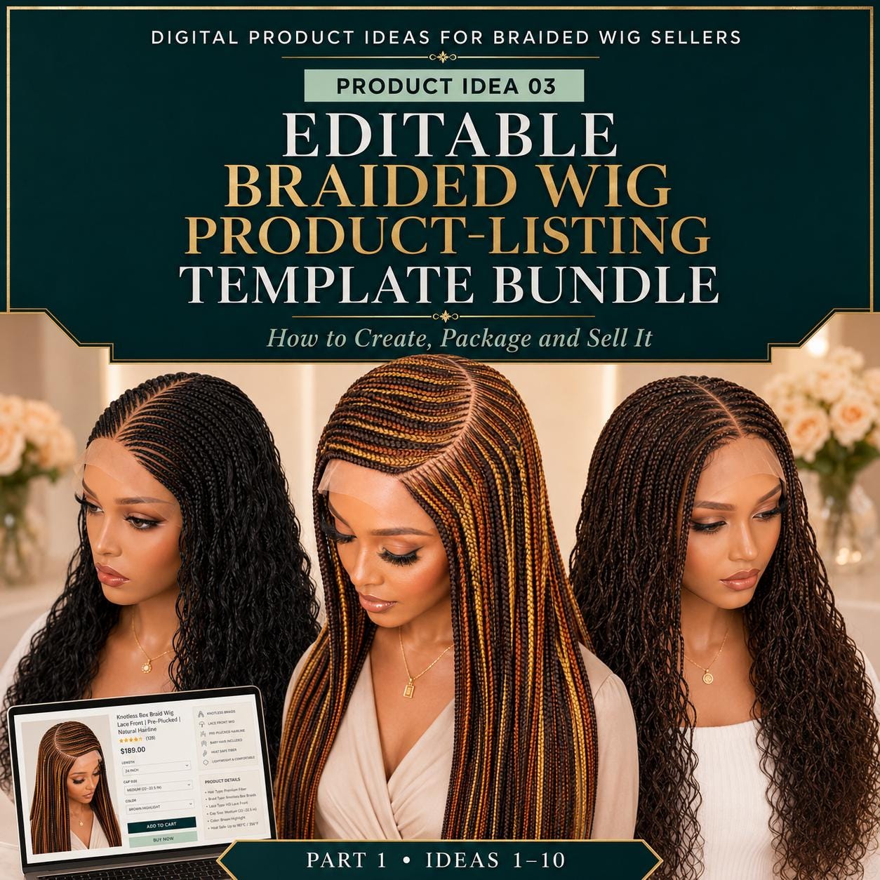 BRAIDED WIG DIGITAL 3 – product image 3
