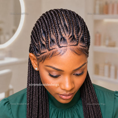 26 inch Cornrow Braid Wig for Black Women – product image 3