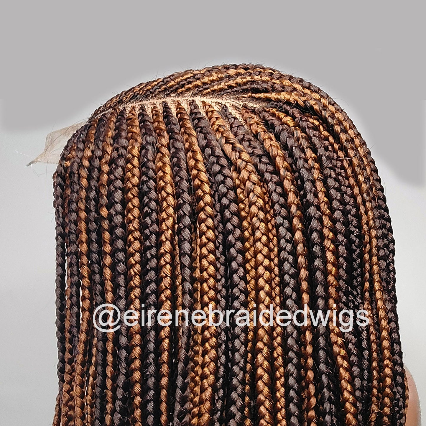 Two Tone Fulani Conrow Braided Wig