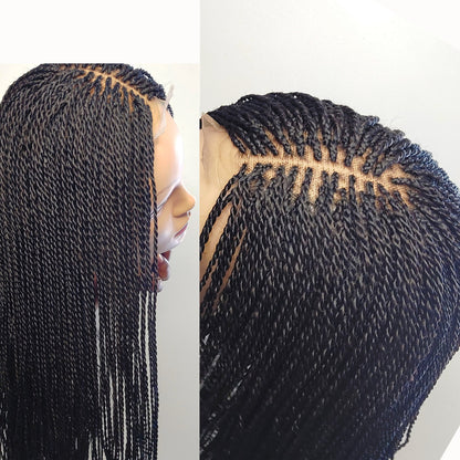 Senegalese Micro Twist Braided Wig