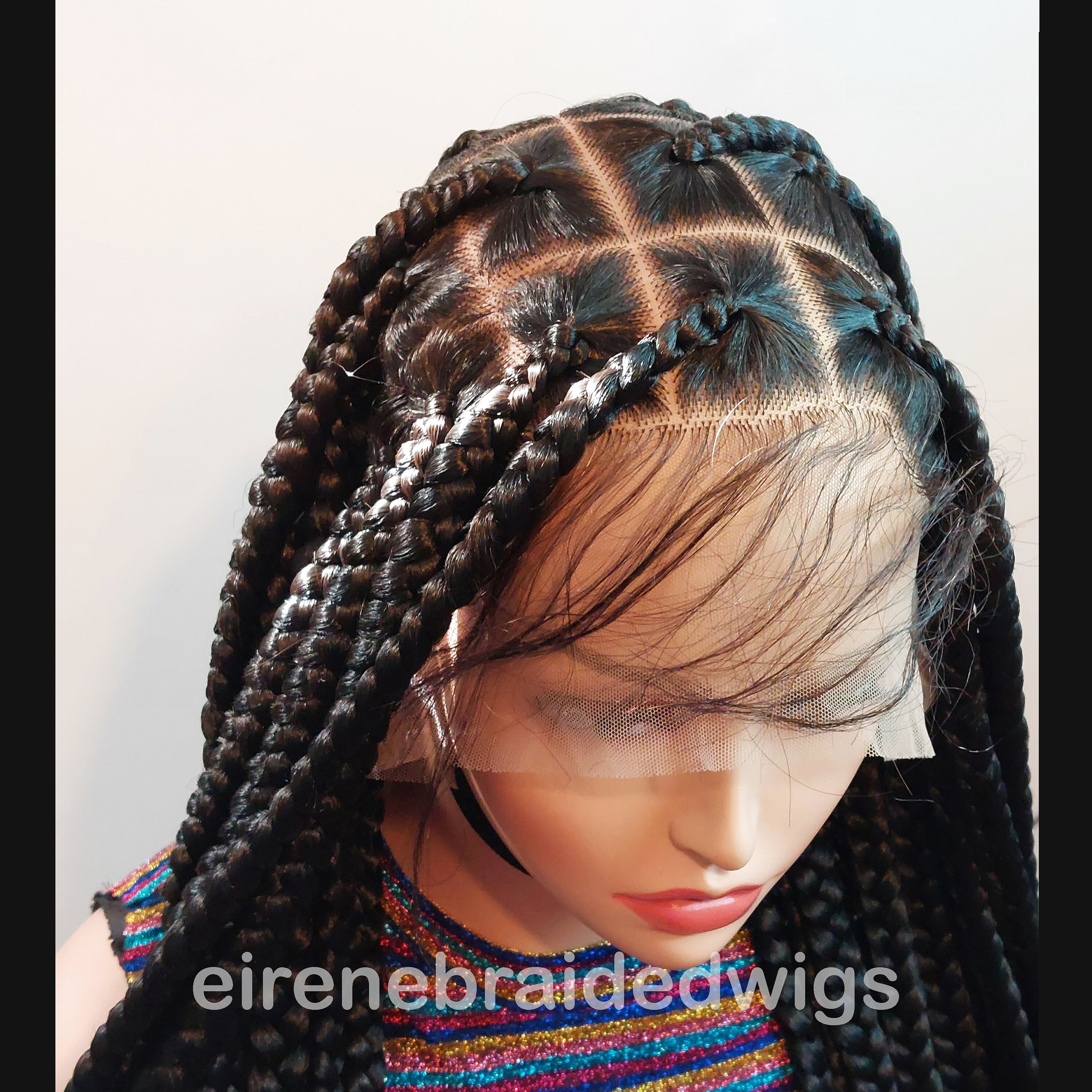 Knotless Full Lace Big Box Braids Wig